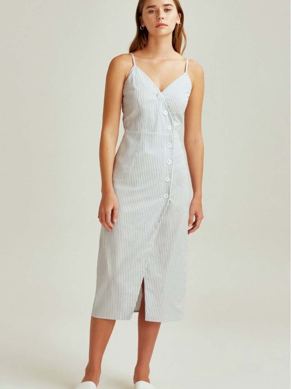The Fifth Label Striped Midi Dress
